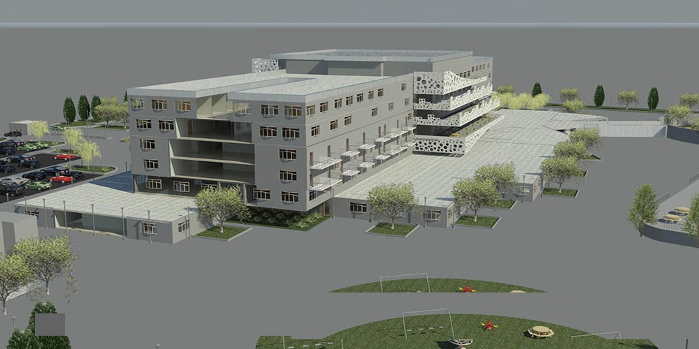 پروژه کامل بیمارستان به همراه (نقشه اتوکدی، رندر، پوستر و PSD لایه‌باز)